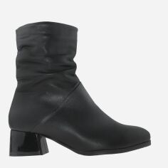 Акція на Жіночі зимові черевики високі Vira RV4036 36 22.5 см Чорні від Rozetka
