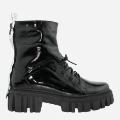 Акция на Жіночі зимові черевики високі Saurini RS01954 37 23.5 см Чорні от Rozetka