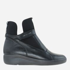 Акция на Жіночі зимові черевики низькі Olevit RO18201-5 37 23.5 см Чорні от Rozetka