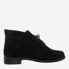 Акция на Жіночі зимові черевики низькі Olevit RO18209-5-11 37 23.5 см Чорні от Rozetka