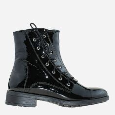 Акція на Жіночі зимові черевики високі Olevit RO19225 37 23.5 см Чорні від Rozetka