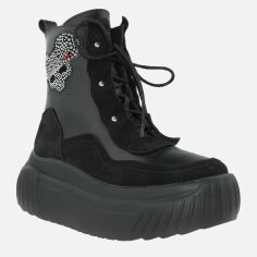 Акция на Жіночі черевики високі SOTHBY'S RSM579 37 23.5 см Чорні от Rozetka