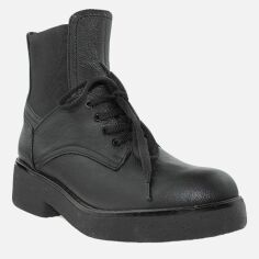 Акція на Жіночі зимові черевики високі Favi RF21527 37 23.5 см Чорні від Rozetka