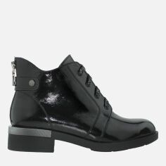 Акція на Жіночі зимові черевики низькі Digsi RD831 37 23.5 см Чорні від Rozetka