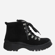 Акция на Жіночі зимові черевики низькі Hitcher RH996-1-11 37 23.5 см Чорні от Rozetka