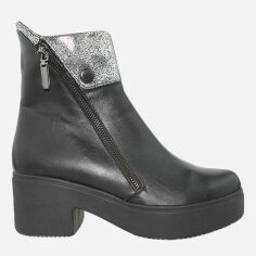 Акция на Жіночі черевики високі Emilio RE06214 37 23.5 см Чорні от Rozetka