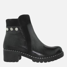 Акція на Жіночі зимові черевики високі Digsi R4862 37 23.5 см Чорні від Rozetka