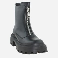 Акція на Жіночі зимові черевики високі Emilio REЛ-1 39 25.5 см Чорні від Rozetka