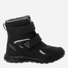 Акция на Підліткові зимові черевики для хлопчика Jack Wolfskin Woodland WT TEXAPORE HIGH VC K 4054001_6000 37 (5) 23.1 см Чорні от Rozetka