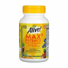 Акція на Дієтична добавка в таблетках Nature's Way Alive! Max3 Potency Multivitamin, 90 шт від Eva