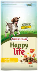 Акція на Сухий корм Happy Life Adult with Chicken для собак преміум 3 кг (311189) від Y.UA