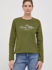 Акція на Лонгслів довгий жіночий Tommy Hilfiger WW0WW40292-Green L Зелений від Rozetka