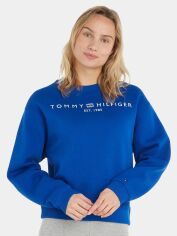 Акция на Світшот жіночий Tommy Hilfiger WW0WW39791 M Синій от Rozetka