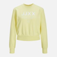 Акция на Світшот жіночий JJXX 12200366_yellow S Жовтий з білим от Rozetka