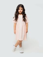 Акция на Дитяче літнє плаття для дівчинки Vidoli G-23895S 98 см Персикове от Rozetka