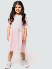 Акція на Дитяче літнє плаття для дівчинки Vidoli G-23895S 104 см Рожеве від Rozetka