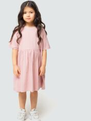 Акция на Дитяче літнє плаття для дівчинки Vidoli G-23895S 104 см Пудрове от Rozetka