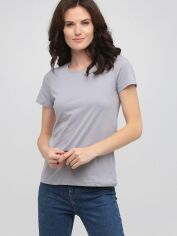 Акція на Футболка бавовняна жіноча Stedman Classic-T Fitted ST2600-SGY L Сіра від Rozetka