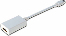 Акция на Digitus Adapter Assmann mini DisplayPort to Hdmi AM/AF 15cm White (AK-340404-001-W) от Y.UA