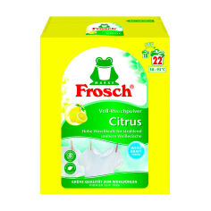 Акция на Пральний порошок-концентрат Frosch Цитрус, 22 цикли прання, 1.45 кг от Eva