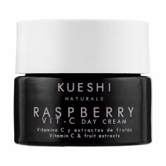 Акція на Денний крем для обличчя Kueshi Naturals Raspberry Vit-C Day Cream з екстрактом малини та вітаміном С, 50 мл від Eva