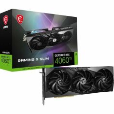 Акція на Видеокарта MSI GeForce RTX 4060 Ti 8GB GDDR6 GAMING X SLIM (912-V515-059) від MOYO