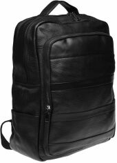 Акція на Keizer Leather Backpack Black (K1552-black) for MacBook 15" від Y.UA