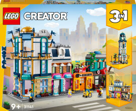 Акция на Конструктор LEGO Creator 3 v 1 Центральна вулиця (31141) от Будинок іграшок