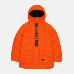 Акція на Куртка зимова дитяча TermIT Boys' Jacket 124617-52 134-140 см Морквяна від Rozetka