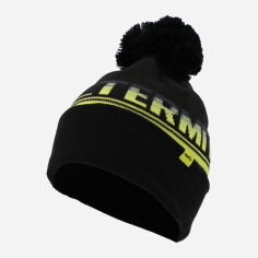 Акция на Дитяча зимова шапка-біні в'язана для хлопчика TermIT Kids' Hat 124041-99 54 см Чорна от Rozetka