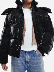 Акція на Куртка жіноча Calvin Klein J20J219838 XS Чорна від Rozetka