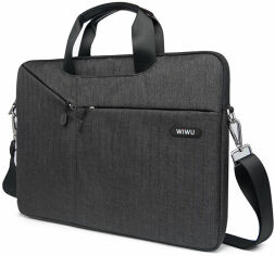 Акція на Wiwu Gent Business Bag Black (GM4229MB13) for MacBook 13" від Y.UA