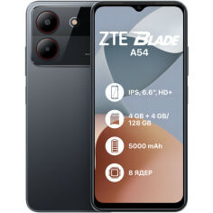 Акция на Смартфон ZTE Blade A54 4/128Gb Grey от Comfy UA