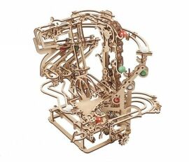 Акция на Механический 3D пазл Ugears Механическая модель Марбл-трасса Цепной подъемник (70156) от Stylus