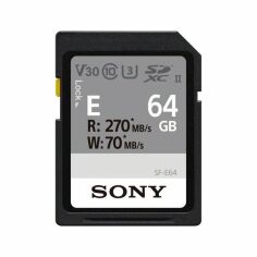 Акція на Карта памяти Sony SDXC  64GB C10 UHS-II U3 V60 R270/W45MB/s Entry (SFE64A.ET4) від MOYO