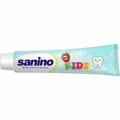 Акція на Зубная паста Sanino Бережная забота для детских зубов 75мл від MOYO