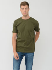 Акция на Футболка чоловіча Brandit T-Shirt 4200.1-S Зелена от Rozetka