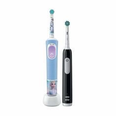 Акция на Набір електричних зубних щіток Oral-B Braun Pro3 (Pro Series 1 + Oral-B Pro Kids Frozen) от Eva
