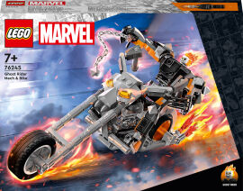 Акция на Конструктор LEGO Marvel Примарний Вершник: робот і мотоцикл (76245) от Будинок іграшок