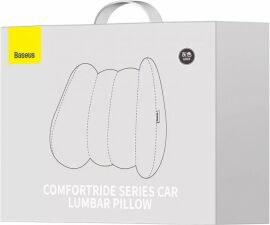 Акция на Подушка Baseus ComfortRide Series Car Lumbar Сіра от Rozetka