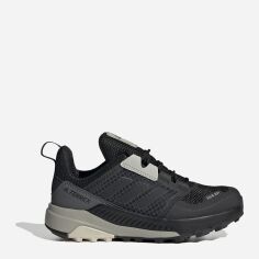 Акція на Підліткові трекінгові кросівки для хлопчика Adidas Terrex Trailmaker RAIN.RDY K FW9327 39 (6UK) Чорні від Rozetka