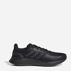 Акція на Підліткові кросівки для хлопчика adidas Runfalcon 2.0 K FY9495 38.5 (5.5UK) Чорні з білим від Rozetka