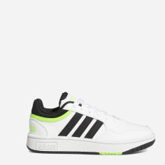 Акція на Підліткові кросівки для хлопчика Adidas Hoops 3.0 K GW0428 40 (6.5UK) Білі від Rozetka