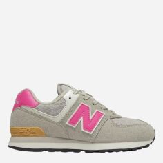 Акция на Дитячі кросівки для дівчинки New Balance 574 PC574ME2 32 Сірі от Rozetka