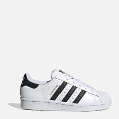 Акция на Підліткові кеди для дівчинки Adidas Superstar J FU7712 36 (UK 4) Білі от Rozetka