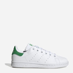 Акція на Підліткові кеди для дівчинки adidas Originals Stan Smith J FX7519 35.5 (3UK) Білі з зеленим від Rozetka