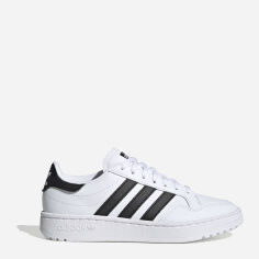 Акція на Підліткові кеди для дівчинки adidas Team Court J EF6815 38 (5UK) Білі з чорним від Rozetka