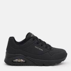 Акція на Жіночі снікери Skechers Uno-Stand on Air 73690-BBK 36 (6US) 23 см Чорні від Rozetka