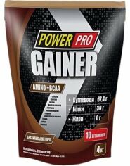Акція на Power Pro Gainer 4000 g /100 servings/ Бразильский орех від Stylus
