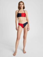 Акція на Роздільний купальник жіночий Tommy Hilfiger 850370447 L Червоний/Синій від Rozetka